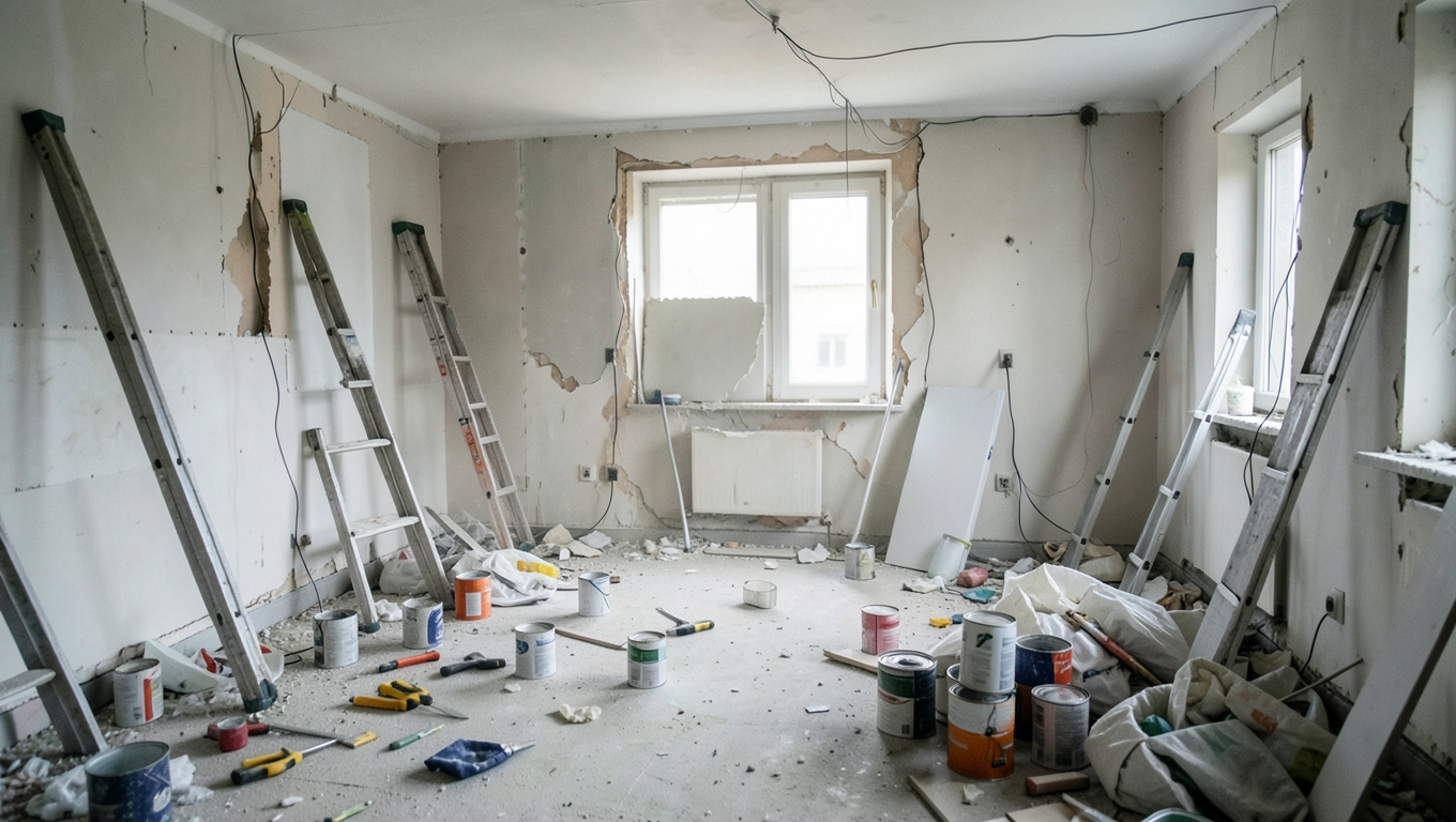 architekt wnętrz z ekipą remontową warszawa