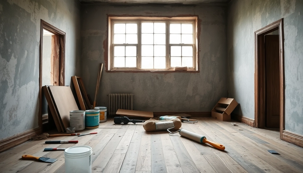 Jak tanim kosztem wyremontować stary dom Łódź