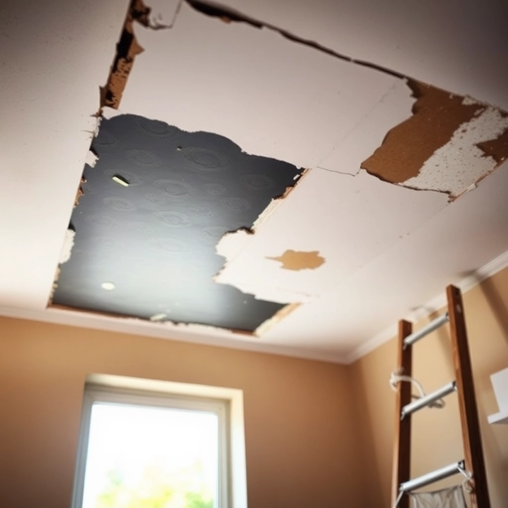 Jak Wyremontować Zalany Sufit