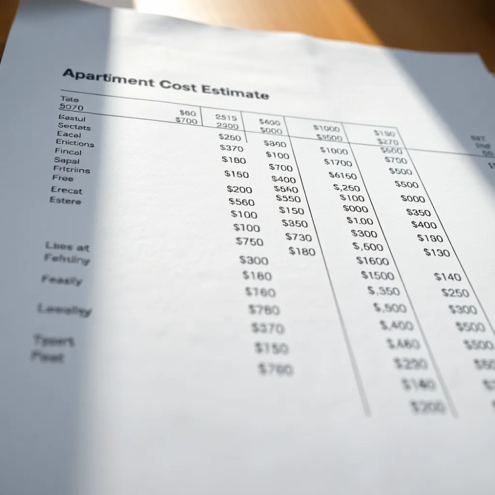 Przykładowy kosztorys remontu mieszkania dla banku