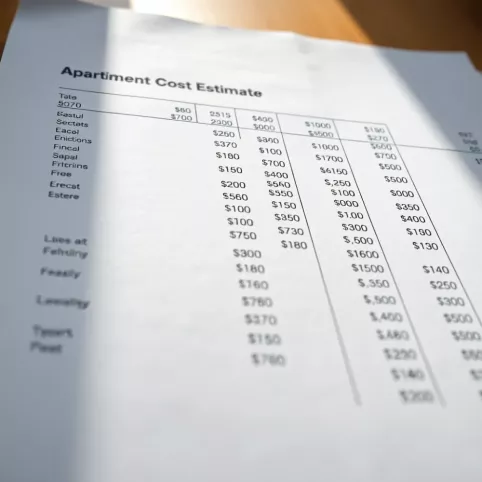 Przykładowy kosztorys remontu mieszkania dla banku