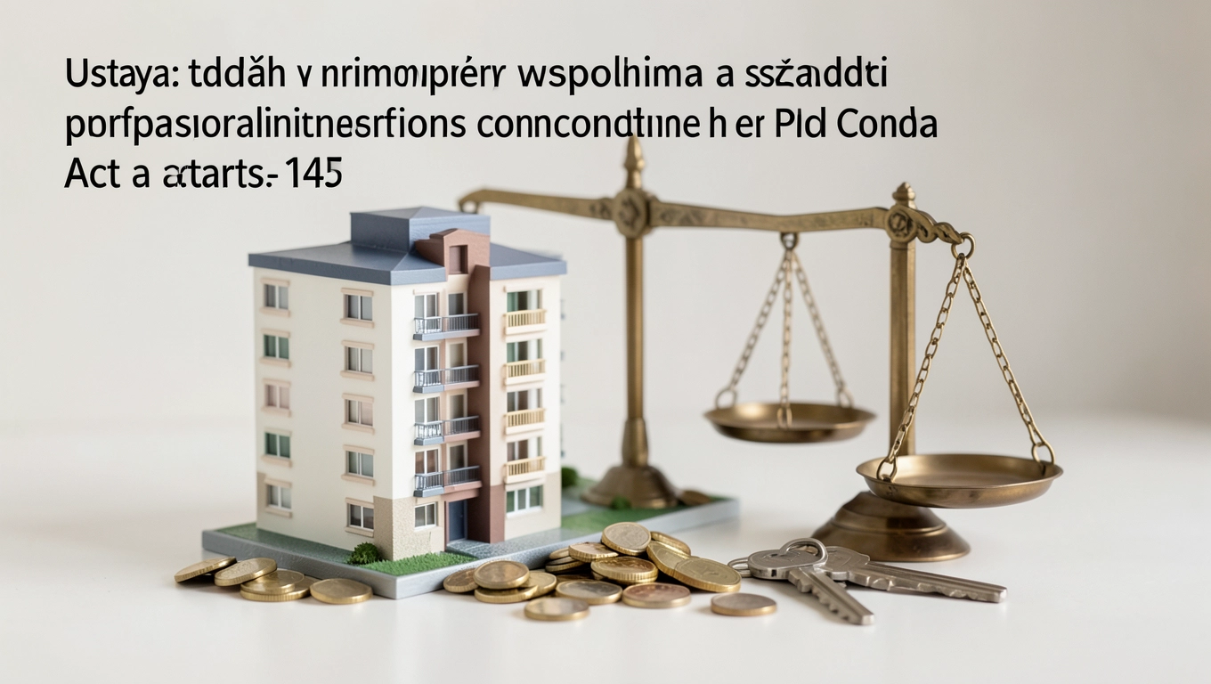 Ustawa: udział w nieruchomości wspólnej a składki